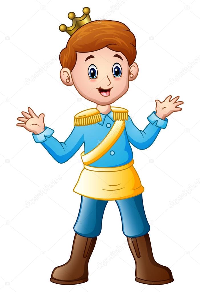 Historieta del joven príncipe — Archivo Imágenes Vectoriales © dualoro