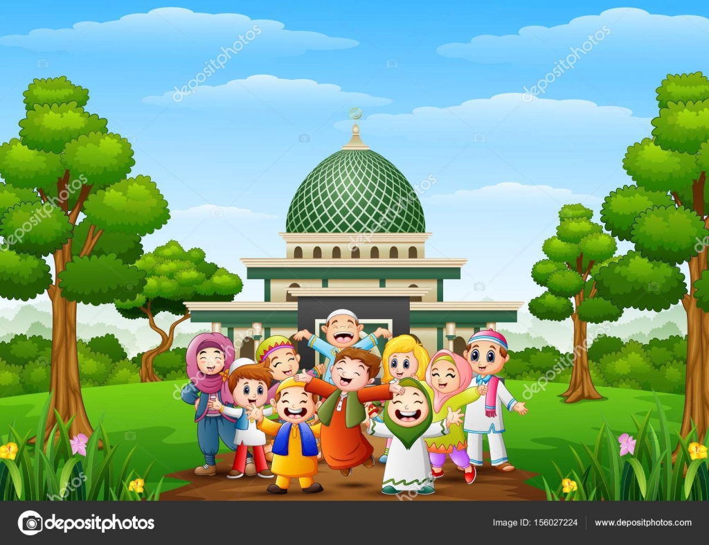 1 677 Cute Eid Cartoon Vectors Royalty Free Vector Cute Eid Cartoon Images Depositphotos