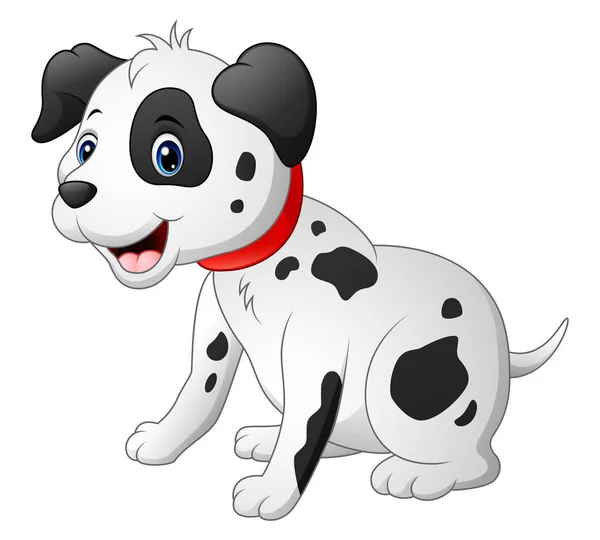 Dalmatic χαριτωμένο σκυλί — Διανυσματικό Αρχείο
