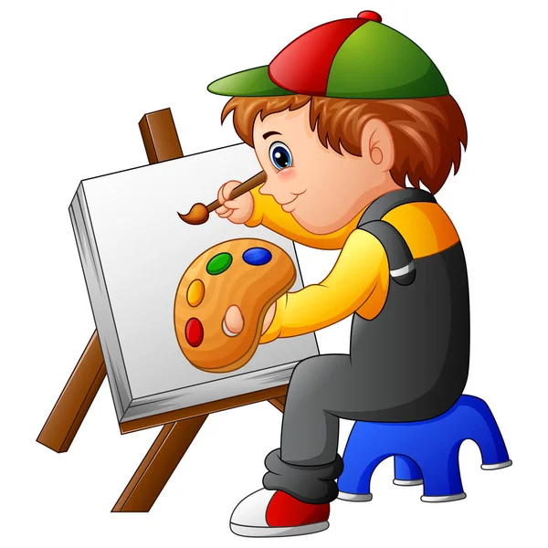 Карикатура на мальчика — стоковый вектор