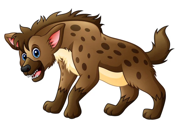 Grappige hyena cartoon — Stockvector