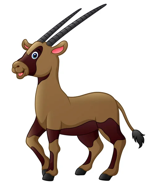Niedlicher Oryx-Cartoon — Stockvektor