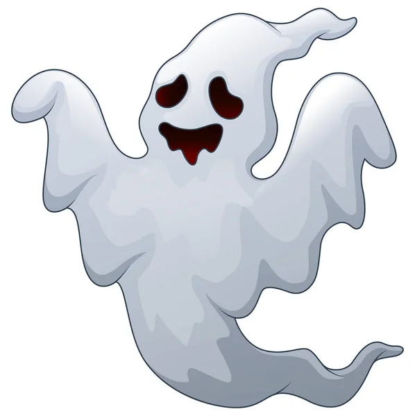 Fantôme d'Halloween effrayant — Image vectorielle
