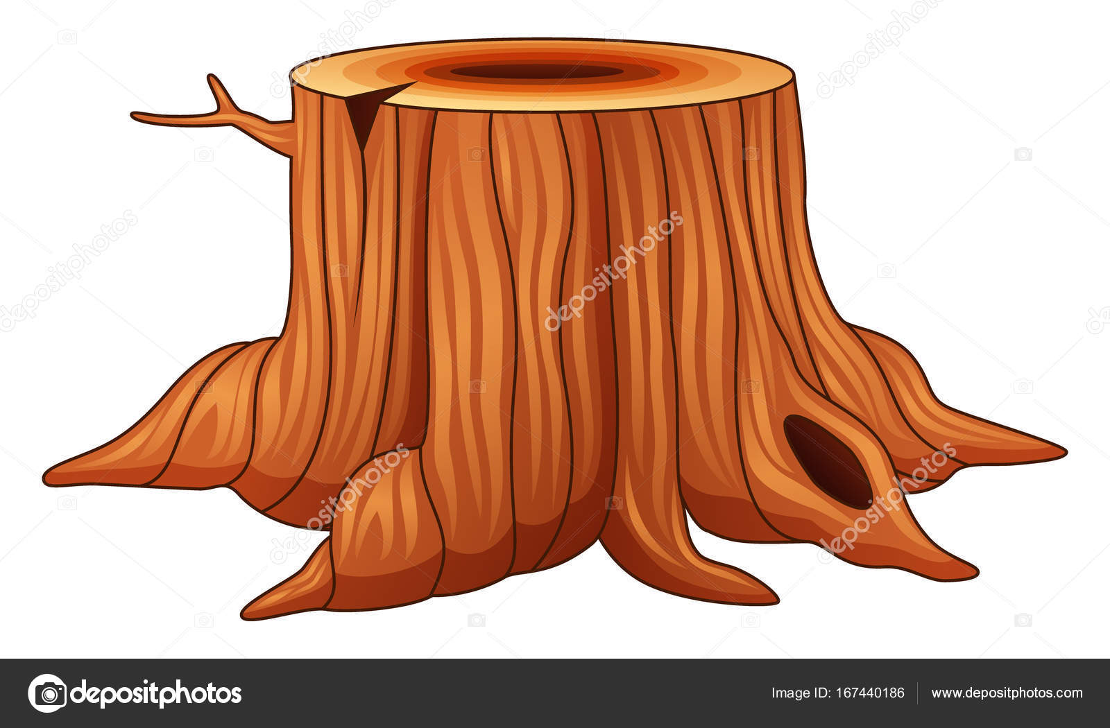 Arbol talado imágenes de stock de arte vectorial | Depositphotos