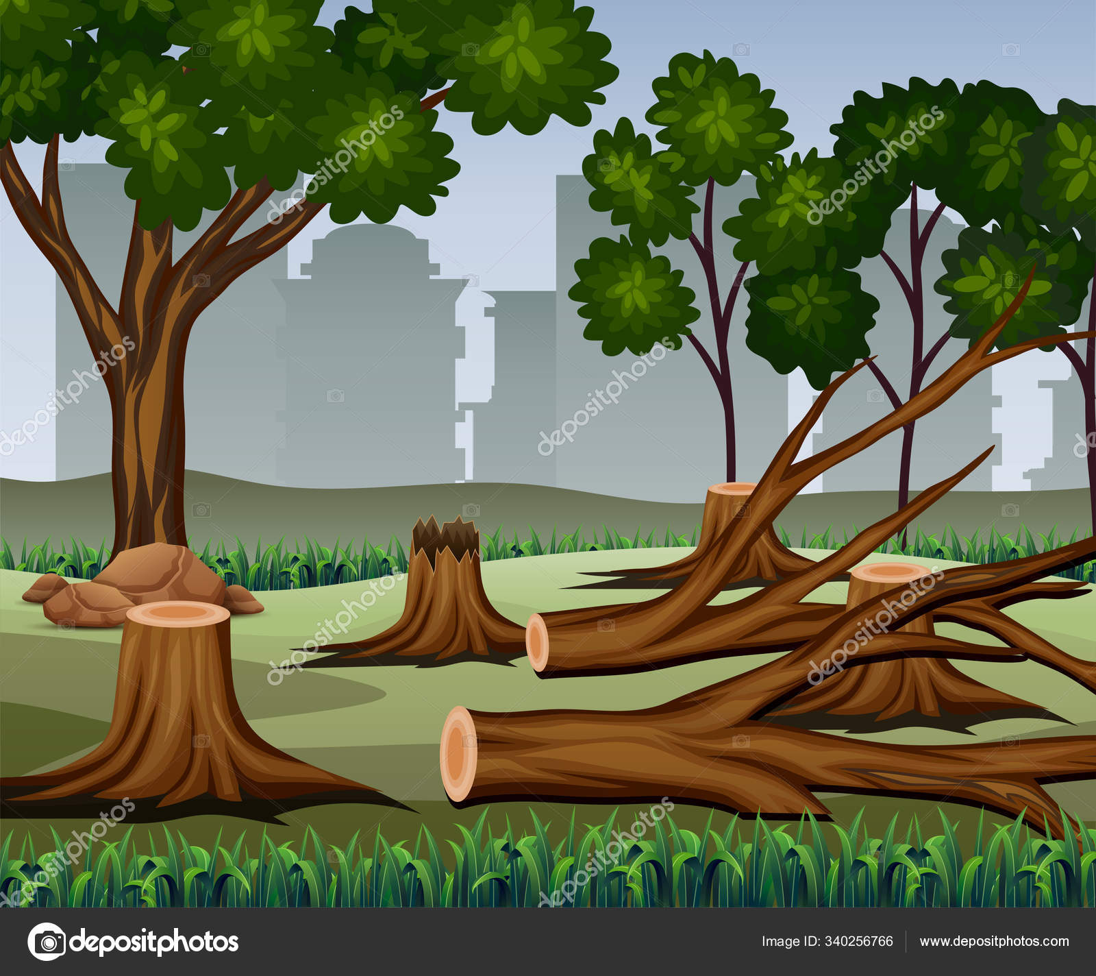 Tree Trunk Cut Many Trees Forest Background Stock Vector Image by ©dualoro #340256766 Tree Trunk Cut Many Trees Forest Background Stock Vector Image by ©dualoro #340256766
