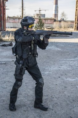 Eğitim bir askeri eğitim zemin de Rus özel kuvvetleri.