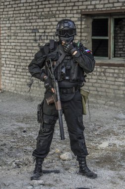 Eğitim bir askeri eğitim zemin de Rus özel kuvvetleri.