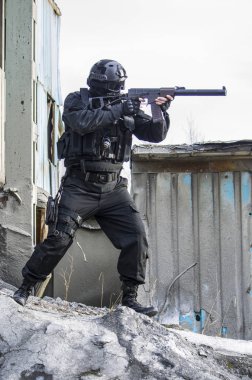 Eğitim bir askeri eğitim zemin de Rus özel kuvvetleri.