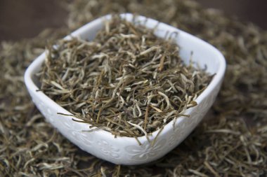 Çin beyaz çay tablodur.