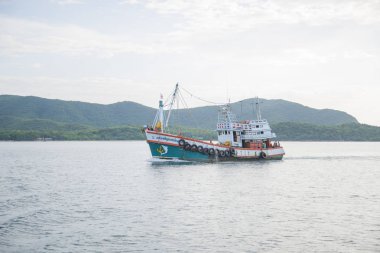14 Kasım 2014 - Tayland Körfezi Balık tutma gemi yola çıkacak. Pi