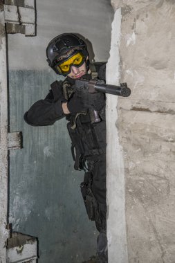 Eğitim bir askeri eğitim zemin de Rus özel kuvvetleri.