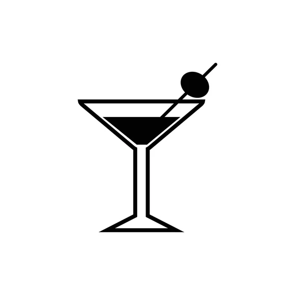 Icono de vector Wineglass aislado sobre fondo blanco . — Archivo Imágenes Vectoriales