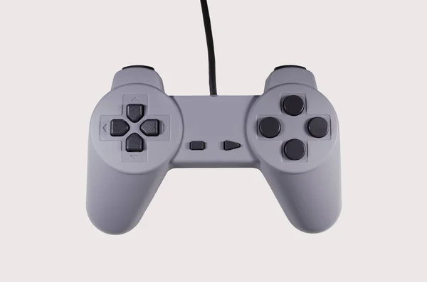 Gamepad Pour Console Jeu Sur Fond Blanc — Photo