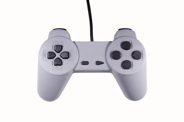 Gamepad para consola de juegos sobre fondo blanco —  Fotos de Stock