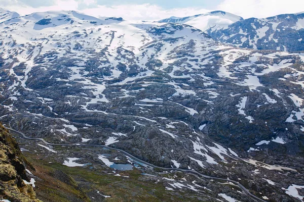 Verschneite Berge in Norwegen — Stockfoto