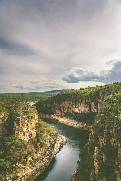 The canyons of Capitolio city, one of the main touristics destinations in Minas Gerais state in Brazil — Stock Photo, Image