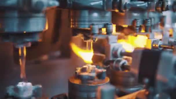 Laç Kalite Kontrolü Için Modern Endüstriyel Makine Laç Endüstrisi — Stok video
