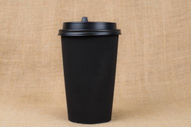 Çuval bezi özgeçmişlerine Kupası kahve