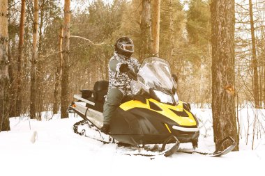 Kar adamı. Kış tatilleri niteliğine rekreasyon kavramı. Kış sporları.