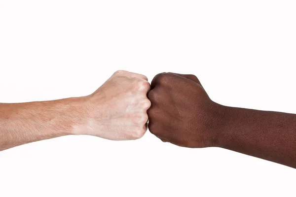 The concept of the struggle for equality. The racial conflict. Voting rights. — Stock Photo, Image