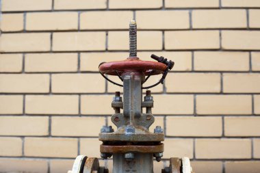 Gaz dağıtım noktası bir evde.