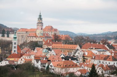 Görünümü Cesky Krumlov, Çek Cumhuriyeti. Europe.