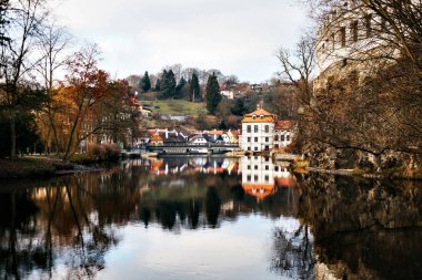 Güzel manzara, Cesky Krumlov, Çek Cumhuriyeti