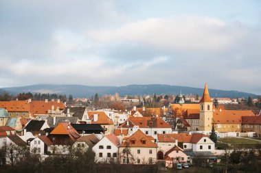 Görünümü Cesky Krumlov, Çek Cumhuriyeti. Europe.