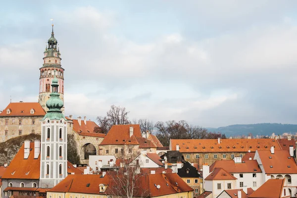 Görünümü Cesky Krumlov, Çek Cumhuriyeti. Europe.