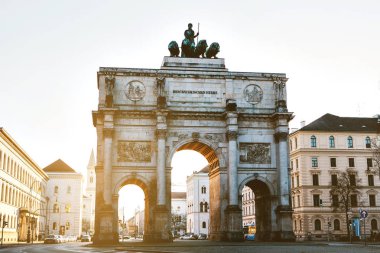 Zafer kapısı zafer takı (Siegestor) Münih, Almanya