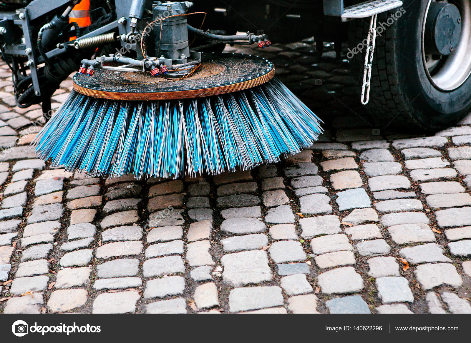 Brush cleaner. Conceptual image of environmental protection and