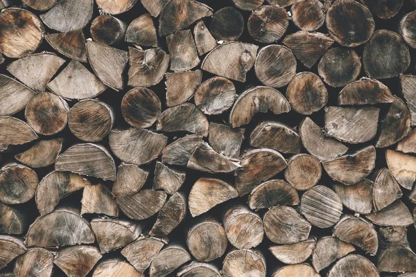 木材的日志存储。木块树桩背景。木的纹理的背景. — 图库照片