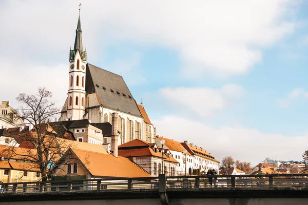 Belle vue sur Cesky Krumlov, République tchèque. Europe . — Photo