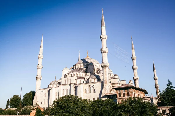 A mundialmente famosa Mesquita Azul de Istambul também é chamada de Sultanahmet. Turquia . — Fotografia de Stock