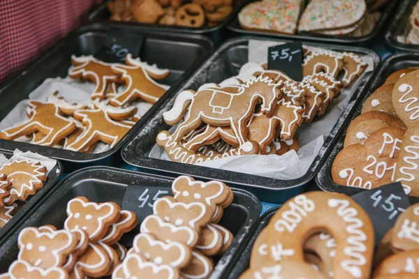 Panayır üzerinde Noel zencefilli bisküvi