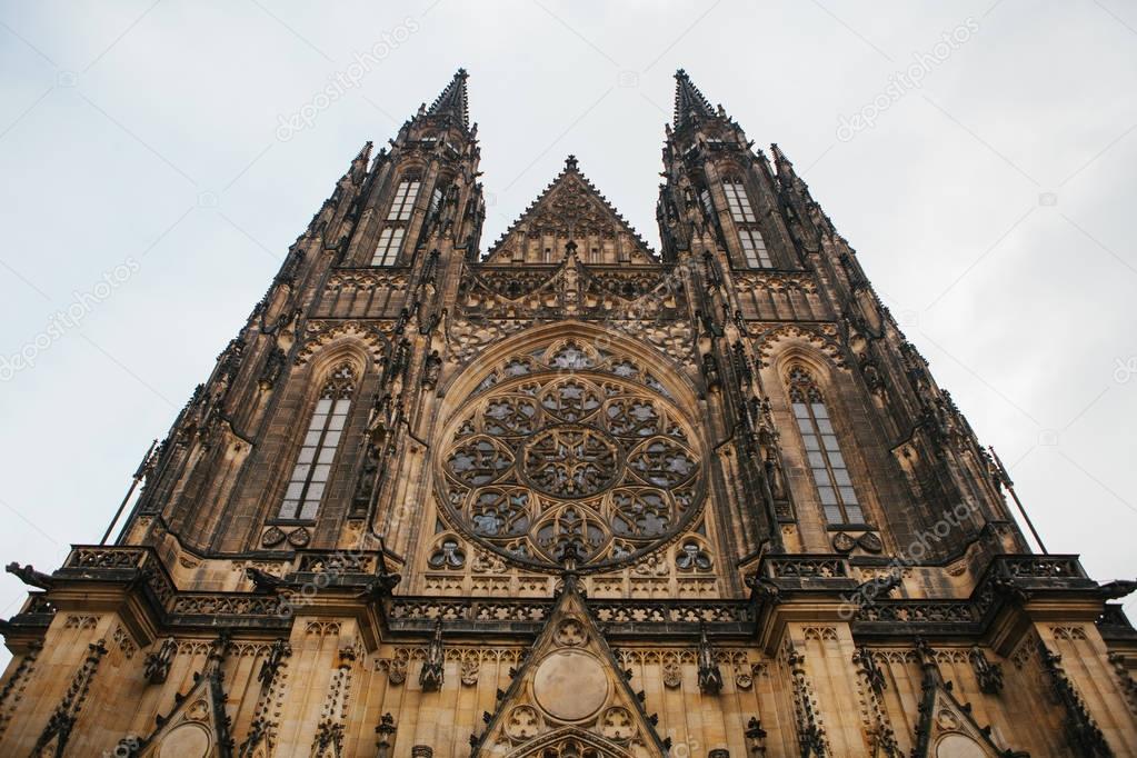 St. Vitus Cathedral in Prague in winter