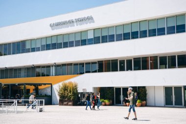 Portekiz, Lizbon 29 Nisan 2018: cambridge okul ve eğitim sistemi