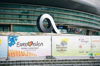 Portekiz, Lizbon 29 Nisan 2018: stadyum Altice Arena