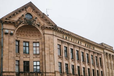 Riga, Letonya 4 Ekim 2017: kamu radyo şirket Latvijas radyo veya Letonya
