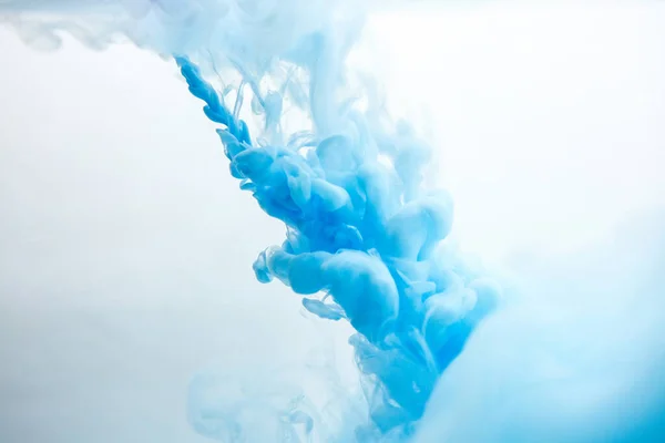 Tinta azul abstracta en el agua — Foto de Stock