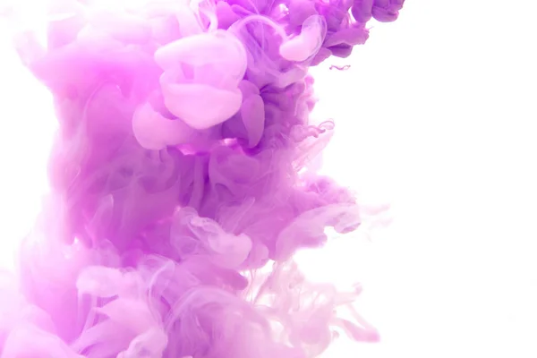水中的紫罗兰油墨 — 图库照片
