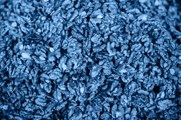Ореховый фон голубого цвета . — стоковое фото