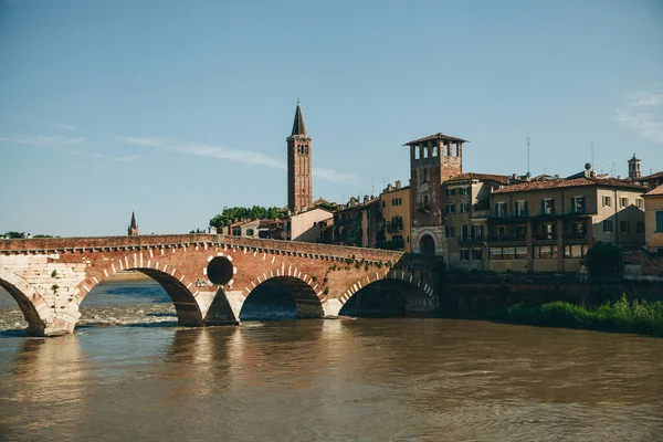 Vista da arquitetura em Verona — Fotografia de Stock