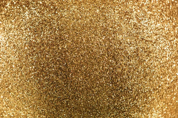 Golden sparkles glowing background — Stock Photo, Image
