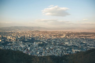 Tbilisi güzel panoramik manzaralı