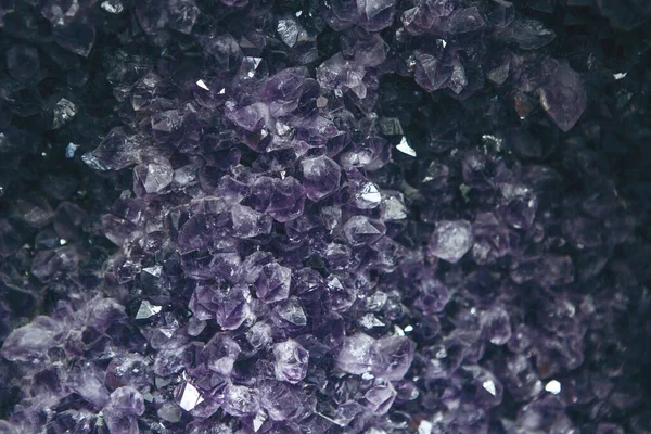Mineral violeta de la amatista druse —  Fotos de Stock