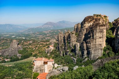 Meteora manastırları, Yunanistan. Rousanou ya da St. Barbara Manastırı