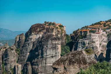 Meteora manastırları, Yunanistan. Büyük Meteoron ve Varlaam manastır
