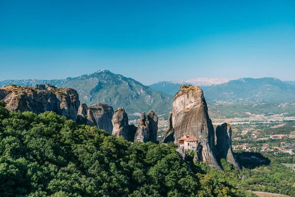 Meteora manastırları, Yunanistan. Rousanou ya da St. Barbara Manastırı