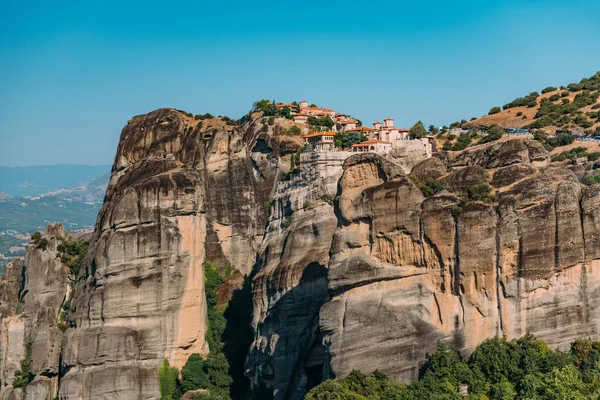 Meteora Klostren Grekland Klostren Varlaam Och Stora Meteoron — Stockfoto